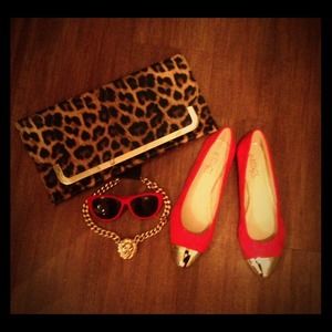 🔱HP 3|15🔱Red Gold Tip Flats