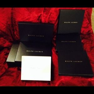 Authentic Ralph Lauren Gift Boxes! 7 Bundle  Deal
