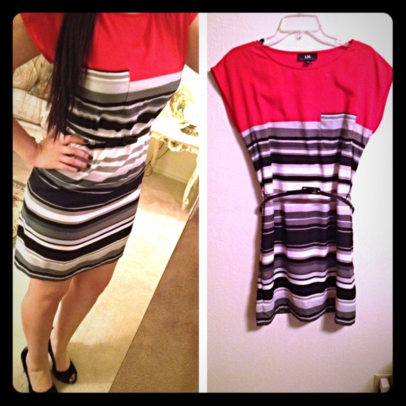 ❌SOLD❌Striped/color block dress