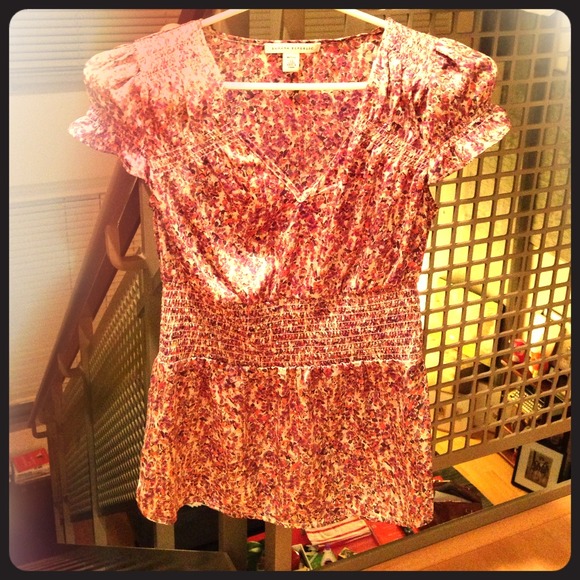 Banana Republic Floral Blouse
