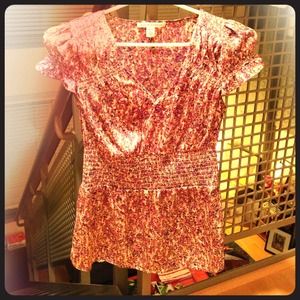 Banana Republic Floral Blouse
