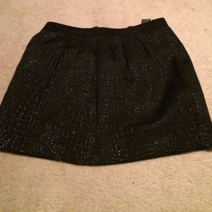 Mossimo black print skirt