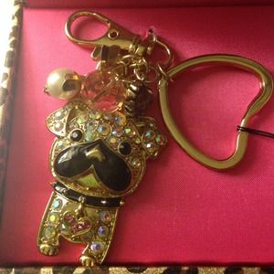 Betsey Johnson Doggy Keychain🐶