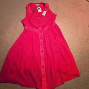 Banana Republic, pinkish/red dress, nwt