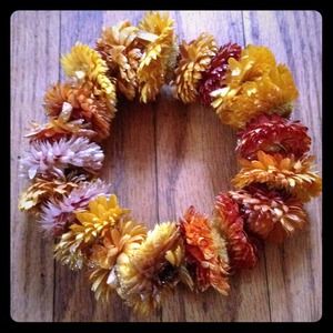 🌙Decorative REAL Dried Flower Sparkle Candle Base