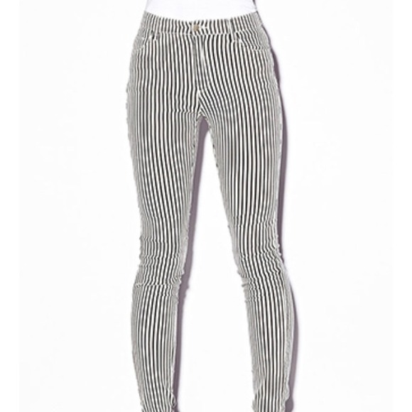 Vertical striped skinny jeans - Picture 4 of 4