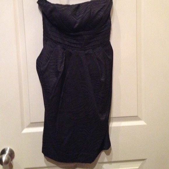 Sexy, black, strapless party dress