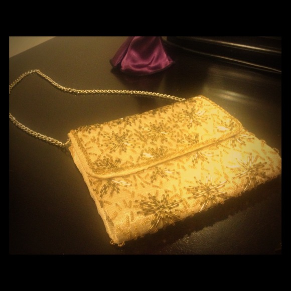 Vintage gold purse
