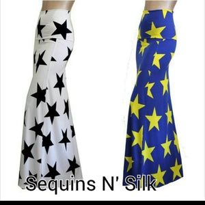 Stars maxi skirt
