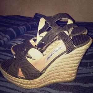 Jimmy Choo espadrille wedges 🎀
