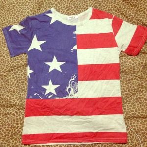 ❌SOLD❌American flag tee!