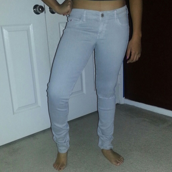 Grey jeans