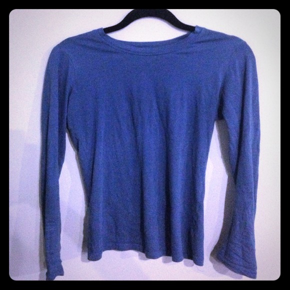 Blue basic long sleeve