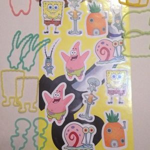 Sponge on stickers and silly bands