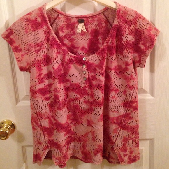 Free People punched eyelet tee - Picture 2 of 2