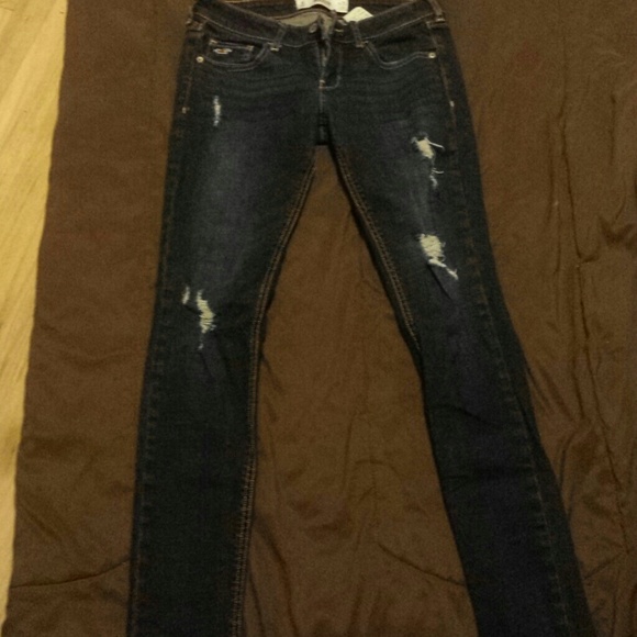 Hollister skinny jeans dark wash