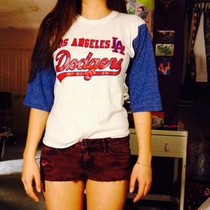 LA Dodgers Baseball Tee