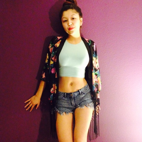 Fringe shorts