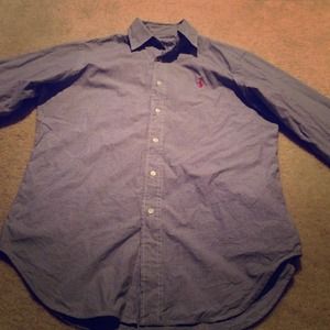 Men's long sleeve  polo