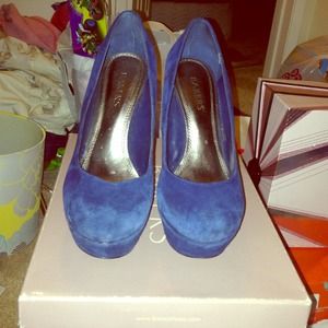Monas Royal Blue Wedges