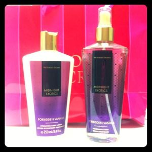 Reduced!!VS forbidden vanilla spray/lotion