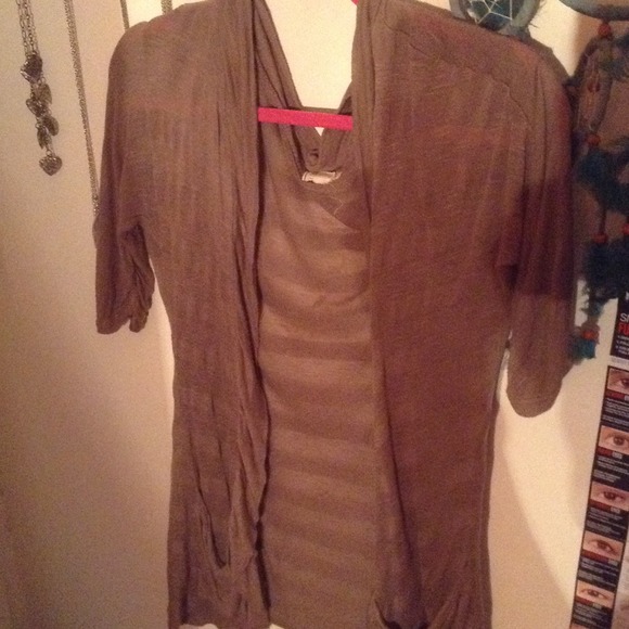 Brown light cardigan - Picture 4 of 4