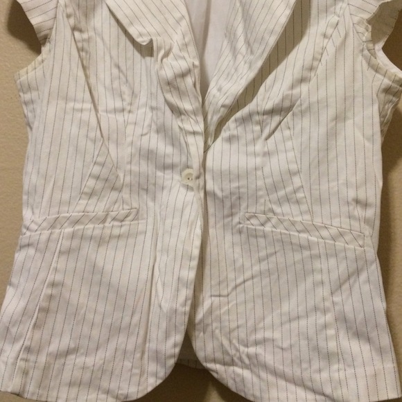 BCX white Striped Blazer - Picture 3 of 3