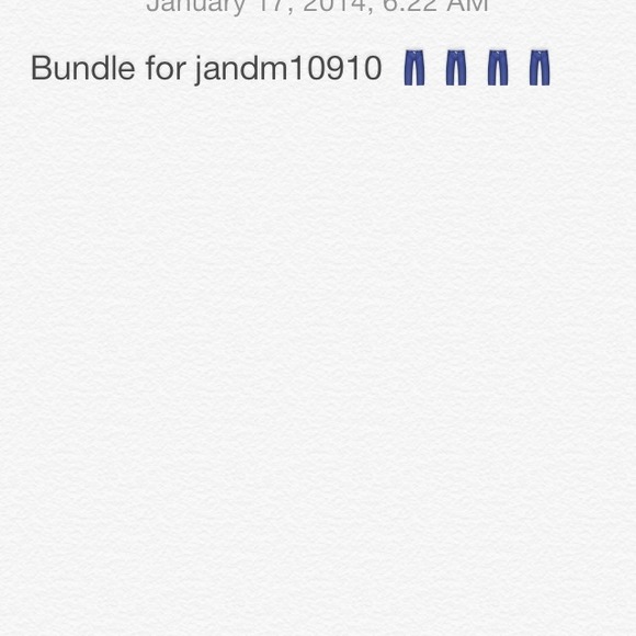 4 pair of jeans