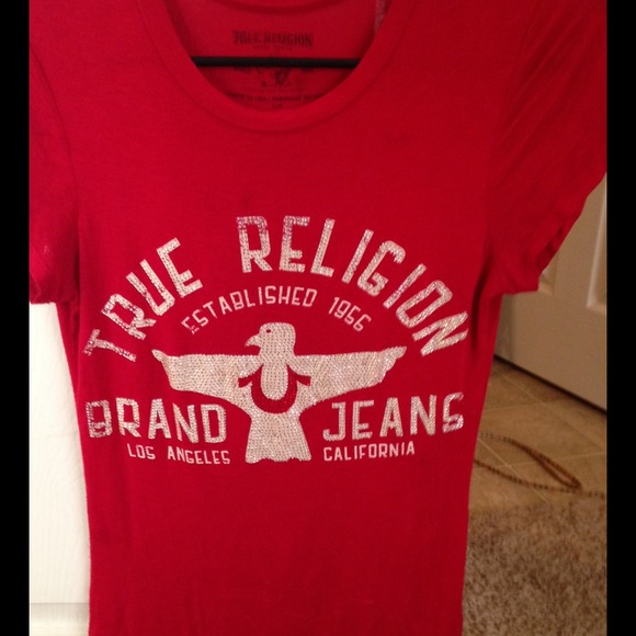 True Religion Rhinestone shirt REDUCED