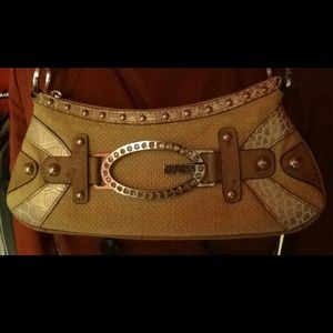 Guess authentic vintage studded gem handbag