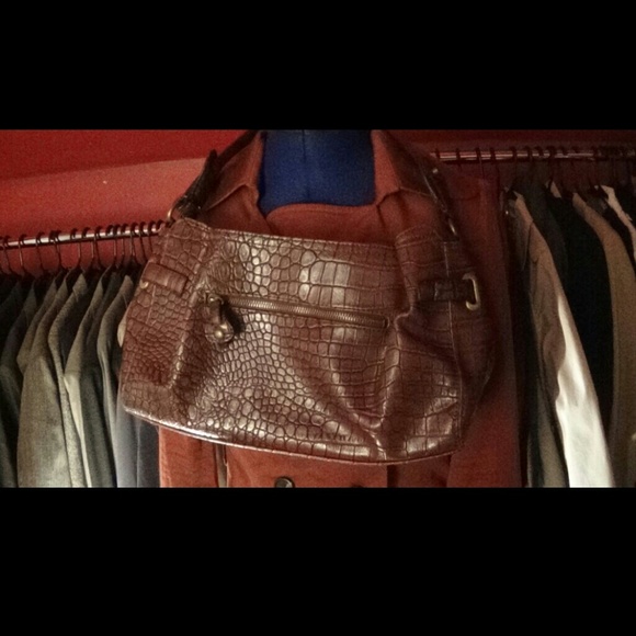 Jessica simpson authentic vintage leather handbag