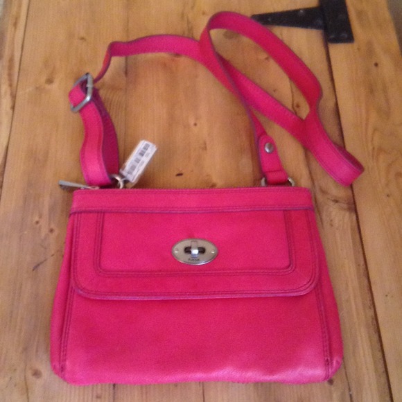 bundled with wallet and floral crossover fossil