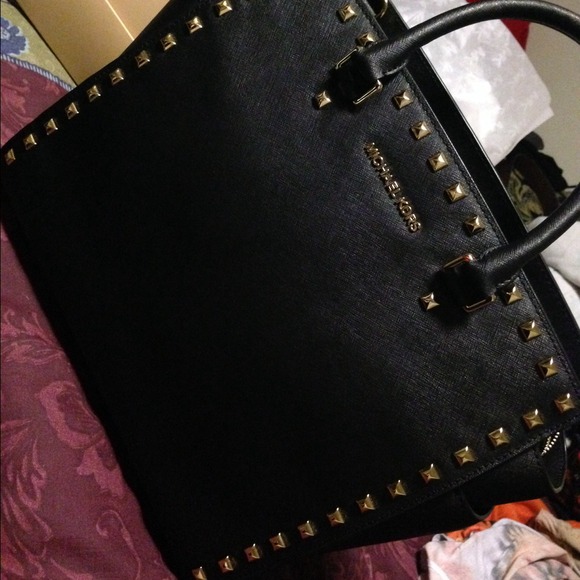 🚫Sold🚫 Black Selma Studded Michael Kors