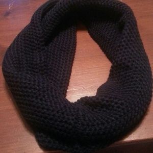 Navy blue infinity scarf