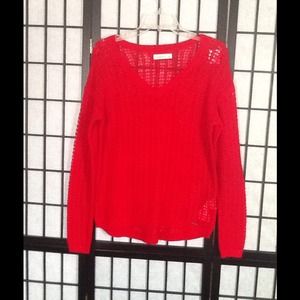 Abercrombie & Fitch Red Elsie Sweater