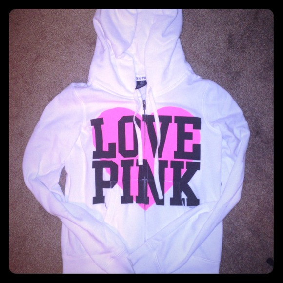 Victoria's Secret white zip up