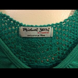 Michael Stars Crochet Back Tank