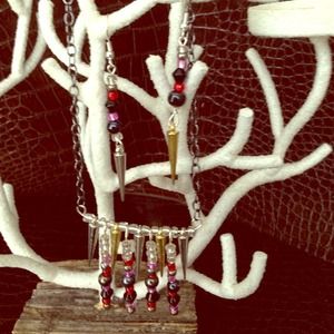 Boho with spikes necklace sets!!