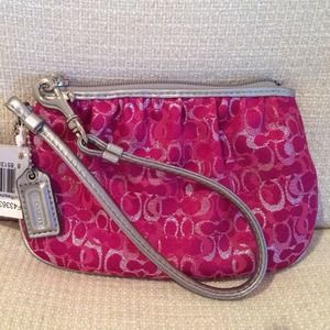 **SOLD BUNDLED ** Authentic Coach wristlet