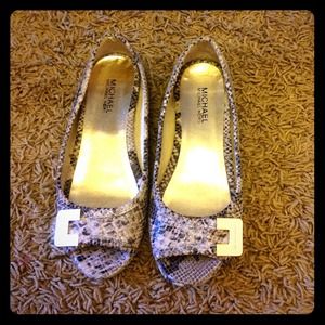 Michael Kors peep toe flat ***RESERVED***