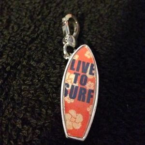 Juicy couture surf board charm