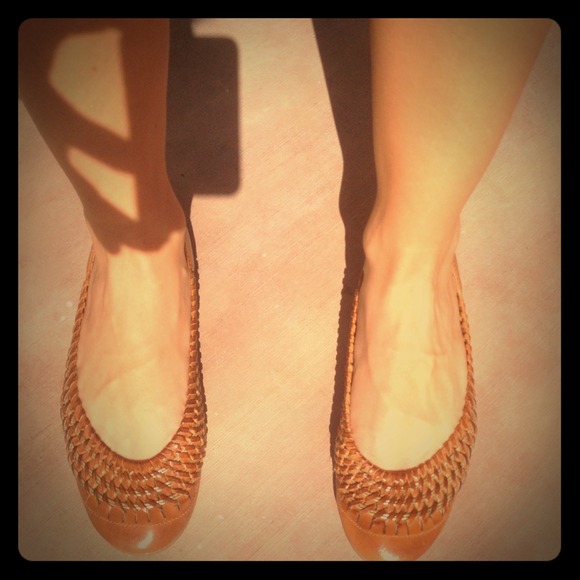 Steve Madden woven leather ballet flats
