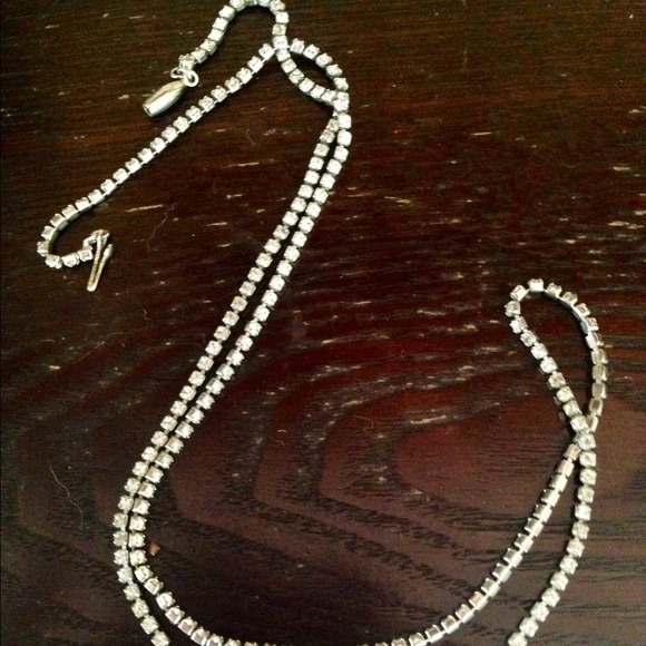 Vintage rhinestone type necklace
