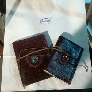 Leather journal diary new each one is different. B