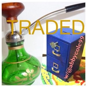 🚫TRADED w/@abbycole99🚫 Mini Blue Filing Cabinet