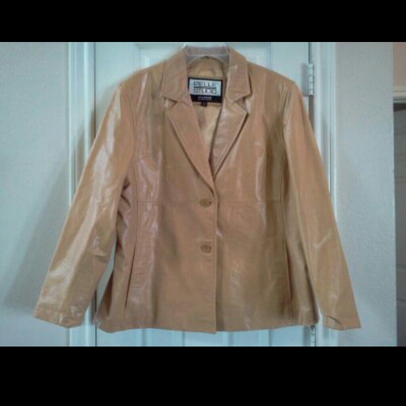 Leather Blazer