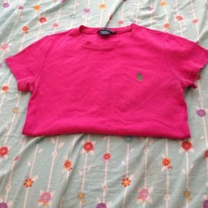 - Cute Pink Ralph Lauren Shirt , (100%) Real !