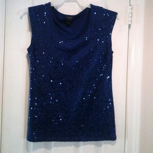 SOLD - Ann Taylor Sequined Tank