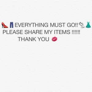 Everything must go