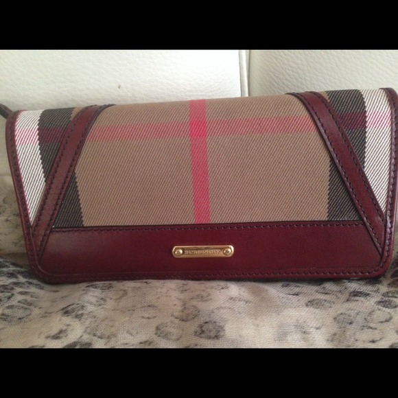 **SOLD** Burberry Bridle House Continental Wallet
